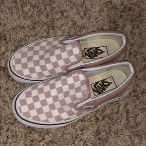 Checkered Pink Vans